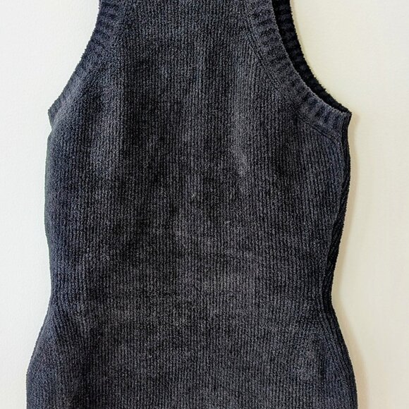 Amiri Logo Ribbed-knit Cotton-blend Minidress - Picture 2 of 5